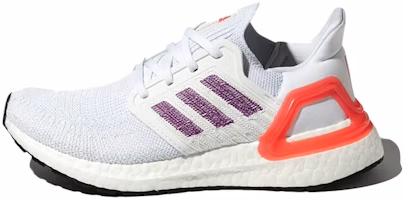 (Women) adidas UltraBoost 20 'White Purple Crimson' FY3466 (Women) adidas UltraBoost 20 'White Purple Crimson' FY3466