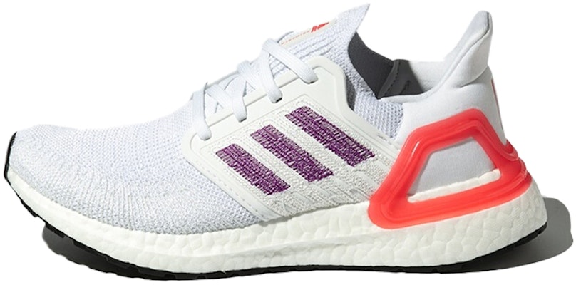 (Women) adidas UltraBoost 20 'White Purple Crimson' FY3466 Buy (Women) adidas UltraBoost 20 'White Purple Crimson' FY3466