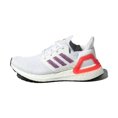 (W) adidas UltraBoost 20 'White Purple Crimson'