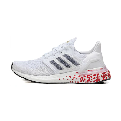 (W) adidas UltraBoost 20 'White Red Digital'