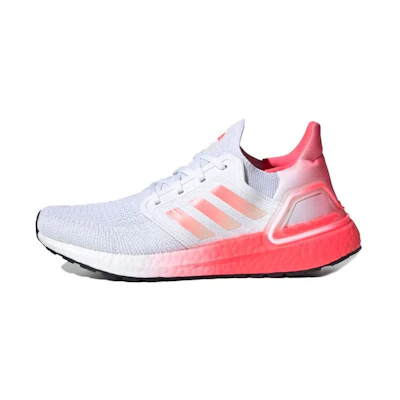 (W) adidas UltraBoost 20 'White Signal Pink'