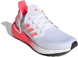 (W) adidas UltraBoost 20 'Blanco Rosa Señal' EG5201 Lookbook (W) adidas UltraBoost 20 'Blanco Rosa Señal' EG5201