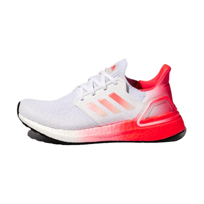 (W) adidas UltraBoost 20 'White Signal Pink'