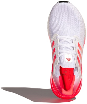 (Women) adidas UltraBoost 20 'White Signal Pink' G55838 Shop (Women) adidas UltraBoost 20 'White Signal Pink' G55838