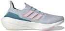 Order (W) adidas UltraBoost 21 'Halo Blue Fresh Candy' Biru Segar Kanak-Kanak FY0395