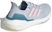 Shop (W) adidas UltraBoost 21 'Halo Blue Fresh Candy' Biru Segar Kanak-Kanak FY0395