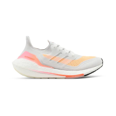 (W) adidas UltraBoost 21 'White Acid Orange'
