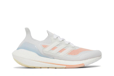 (Women) adidas UltraBoost 21 'White Glow Pink' FY0396