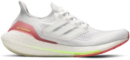 (Women) adidas UltraBoost 21 'White Hazy Rose' FY0416 (Women) adidas UltraBoost 21 'White Hazy Rose' FY0416