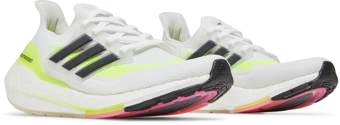 (Women) adidas UltraBoost 21 'White Solar Yellow' FY0401 Cheap (Women) adidas UltraBoost 21 'White Solar Yellow' FY0401