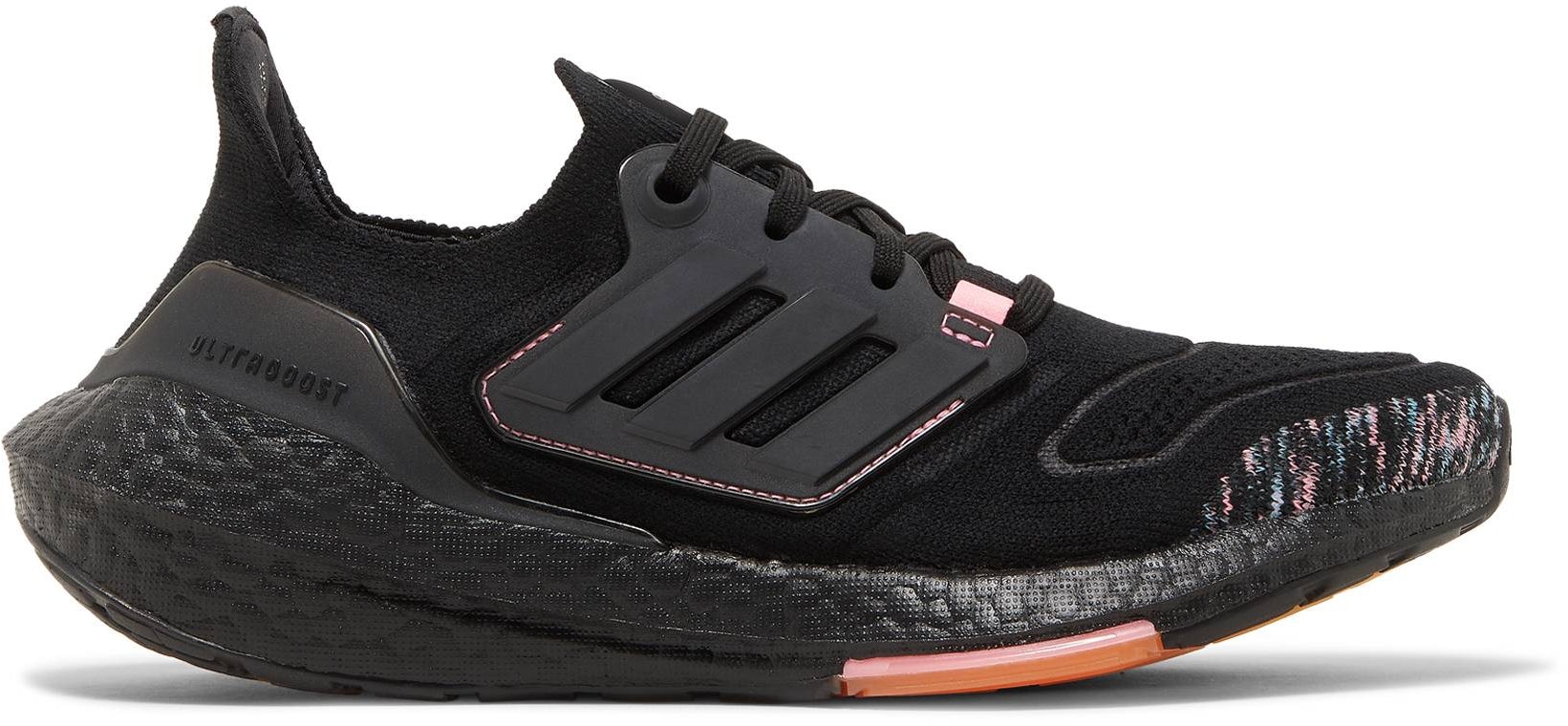 Adidas ultra boost pink and black sales