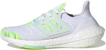 (Women) adidas UltraBoost 22 'White Bliss Blue Yellow' GX5926 (Women) adidas UltraBoost 22 'White Bliss Blue Yellow' GX5926