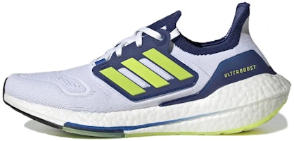 (Women) adidas UltraBoost 22 'White Solar Yellow Blue' GZ7211 (Women) adidas UltraBoost 22 'White Solar Yellow Blue' GZ7211
