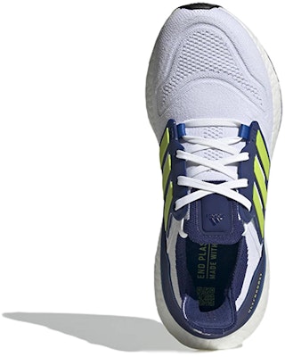 (Women) adidas UltraBoost 22 'White Solar Yellow Blue' GZ7211 Shop (Women) adidas UltraBoost 22 'White Solar Yellow Blue' GZ7211