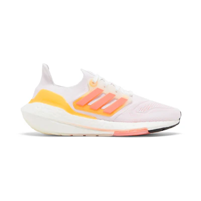 (W) adidas UltraBoost 22 'White Turbo Flash Orange'