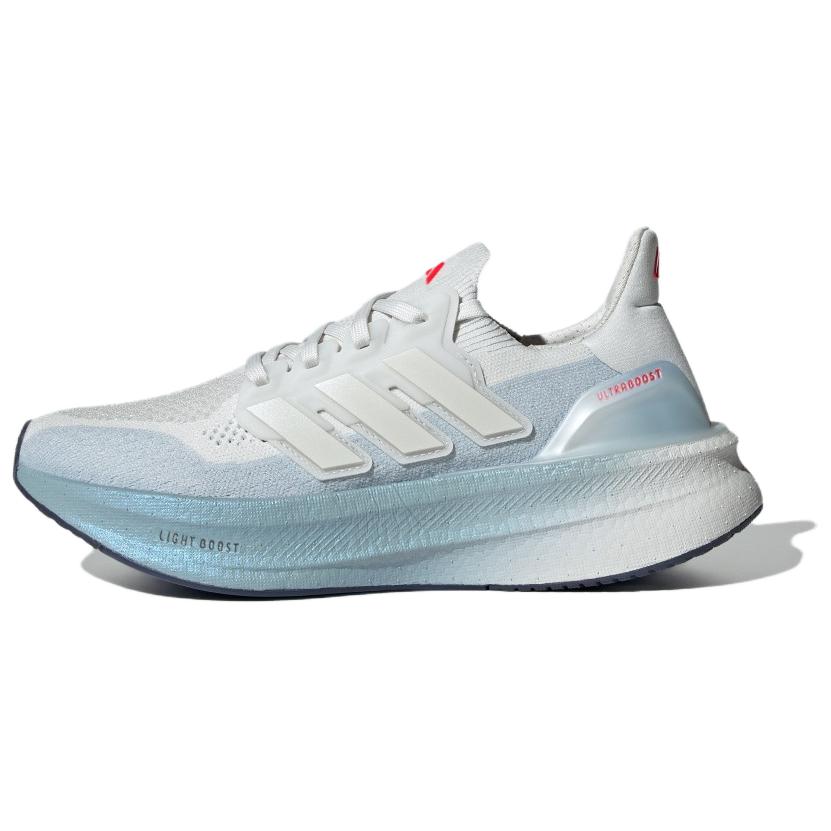 (Women) adidas Ultraboost 5.0 Running Shoes White Blue - Comfortable & Durable JH9055