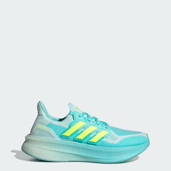(Women) Adidas Ultraboost 5 Running Shoes Blue/Hi-Res Yellow/Halo Mint JQ2911