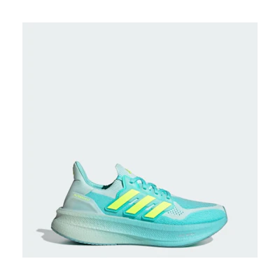 (W) Adidas Ultraboost 5 Running Shoes Blue/Hi-Res Yellow/Halo Mint