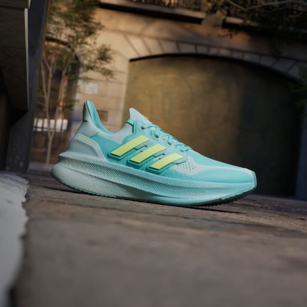 Shop (W) Adidas Ultraboost 5 Laufschuhe Blau/Hi-Res Gelb/Halo Mint JQ2911
