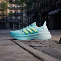 Cheap (W) Adidas Ultraboost 5 Kasut Lari Biru/Hi-Res Kuning/Halo Mint JQ2911