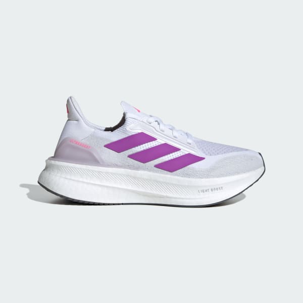(Women) adidas Ultraboost 5X Running Shoes Cloud White/Purple Burst/Lucid Pink IH0686