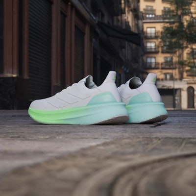(Women) Adidas Ultraboost 5X Running Shoes Cloud White/Dash Grey/Lime Burst JQ2927 Details for (Women) Adidas Ultraboost 5X Running Shoes Cloud White/Dash Grey/Lime Burst JQ2927