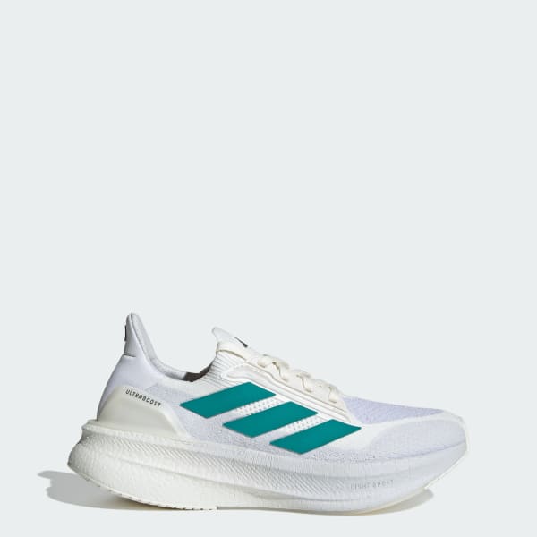 (Women) Adidas Ultraboost 5X Shoes Core White/Pure Teal/Grey Six JI3245