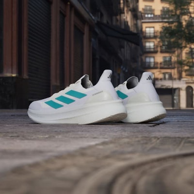 (Women) Adidas Ultraboost 5X Shoes Core White/Pure Teal/Grey Six JI3245 Details for (Women) Adidas Ultraboost 5X Shoes Core White/Pure Teal/Grey Six JI3245
