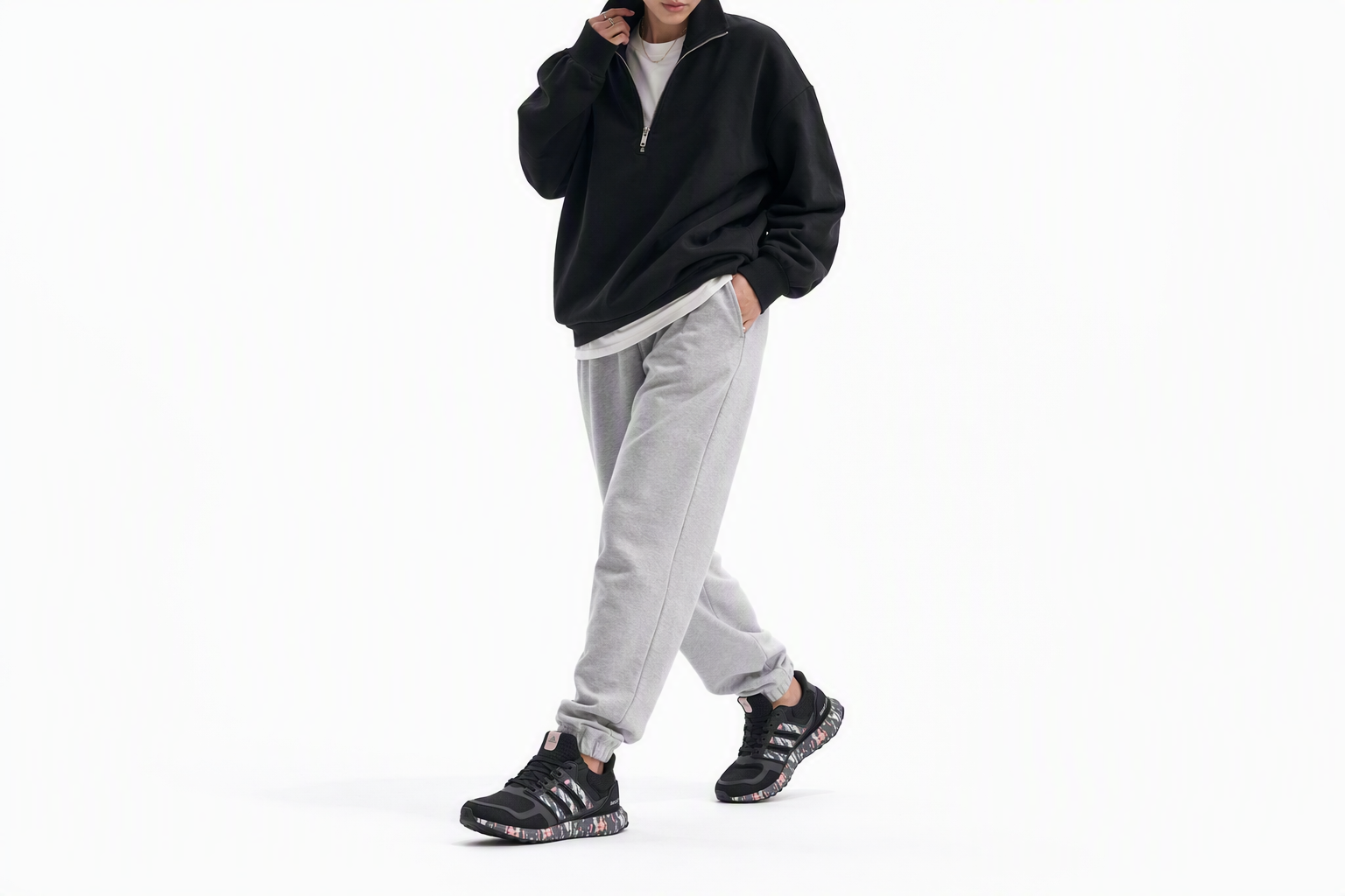 Order (W) adidas UltraBoost DNA 'Negro con Destellos Rosados' FW4908