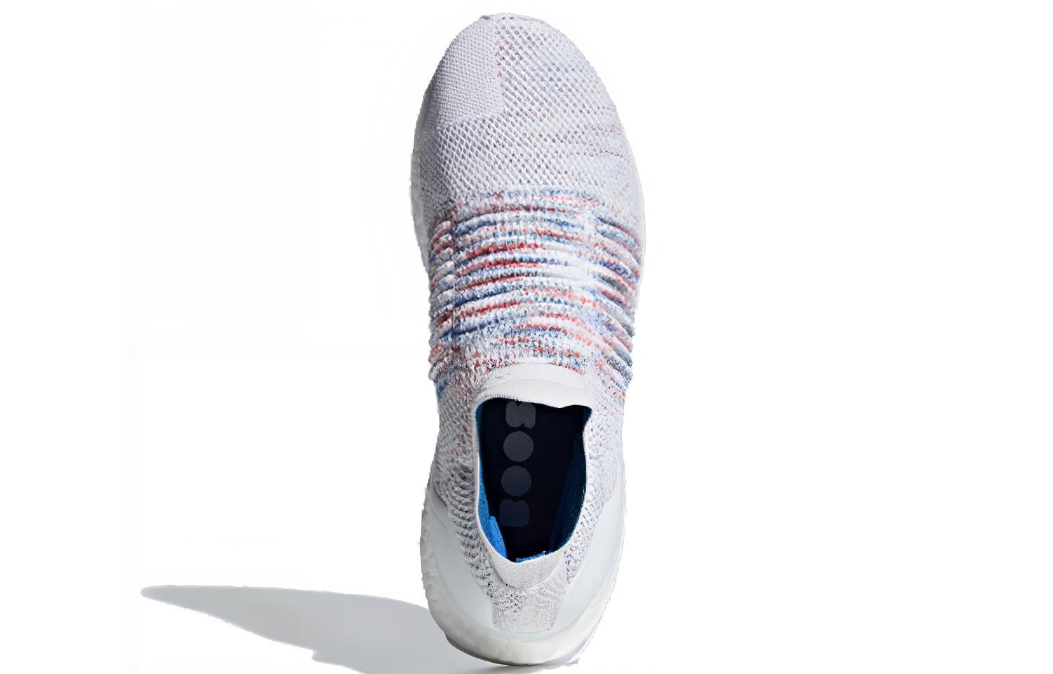 Shop adidas Ultraboost Laceless W 低幫 跑步鞋 女款 白灰綠