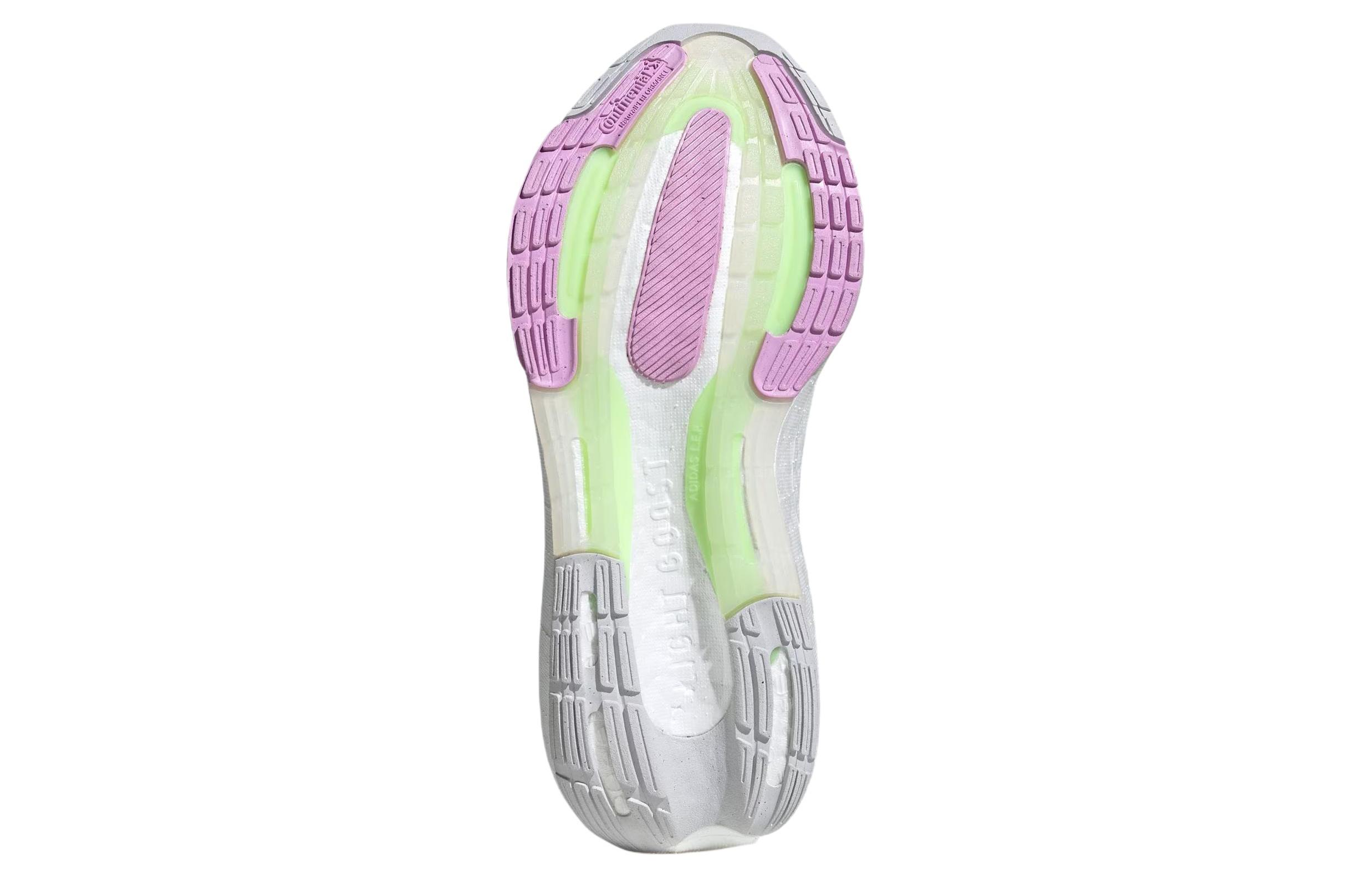 Details for (W) 阿迪达斯Ultraboost Light 白绿紫色 女款跑鞋 IE3337