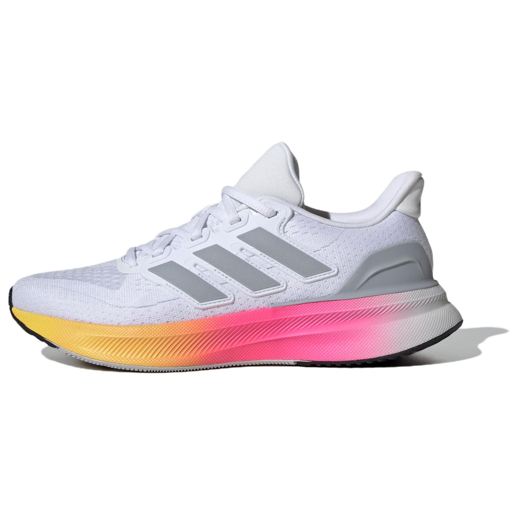(Women) adidas ULTRARUN 5 Running Shoes White Grey Comfortable Non-Slip Durable IE8808