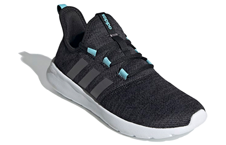 Lookbook adidas neo Vario Pure 耐磨低筒運動休閒鞋 女款 黑白
