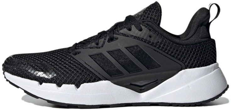 women-adidas-ventice-2-0-breathable-comfort-durable-low-top-running-shoes-black-and-white-fy-9609