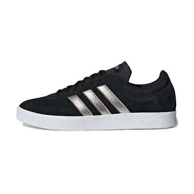 (W) adidas VL Court 2.0 'Black Platinum Metallic'