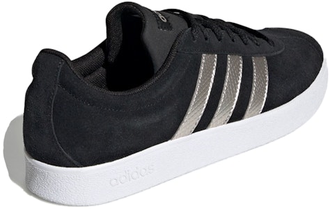 (W) adidas VL Court 2.0 'Hitam Platinum Metallic' EE6784 Purchase (W) adidas VL Court 2.0 'Hitam Platinum Metallic' EE6784