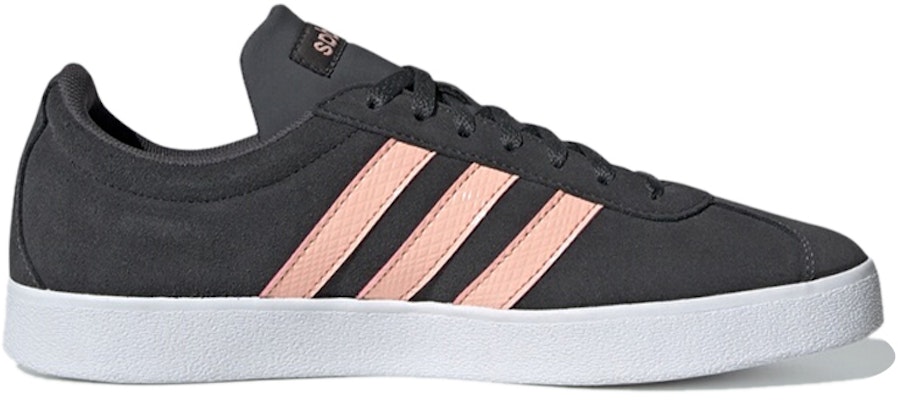 (Women) adidas VL Court 2.0 'Grey Glow Pink' EE6786 Order (Women) adidas VL Court 2.0 'Grey Glow Pink' EE6786