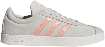 (Women) adidas VL Court 2.0 'Raw White Pink' F35127 (Women) adidas VL Court 2.0 'Raw White Pink' F35127