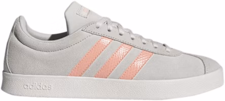 (Women) adidas VL Court 2.0 'Raw White Pink' F35127 (Women) adidas VL Court 2.0 'Raw White Pink' F35127