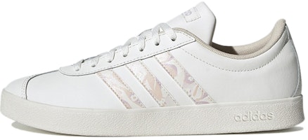 (Women) adidas VL Court 2.0 'White Linen' EF0021 (Women) adidas VL Court 2.0 'White Linen' EF0021