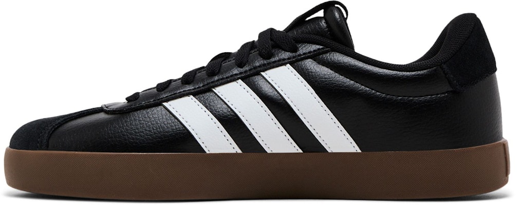 (Women) adidas VL Court 3.0 'Black White Gum' ID8796 Lookbook (Women) adidas VL Court 3.0 'Black White Gum' ID8796
