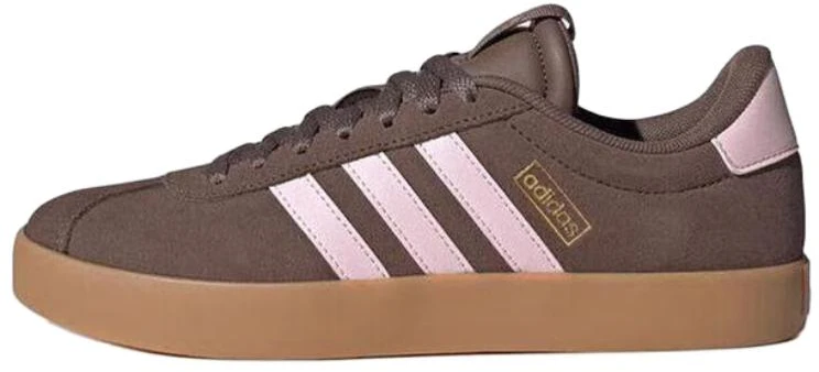 women-adidas-vl-court-3-0-brown-low-top-casual-training-shoes-ih-6516
