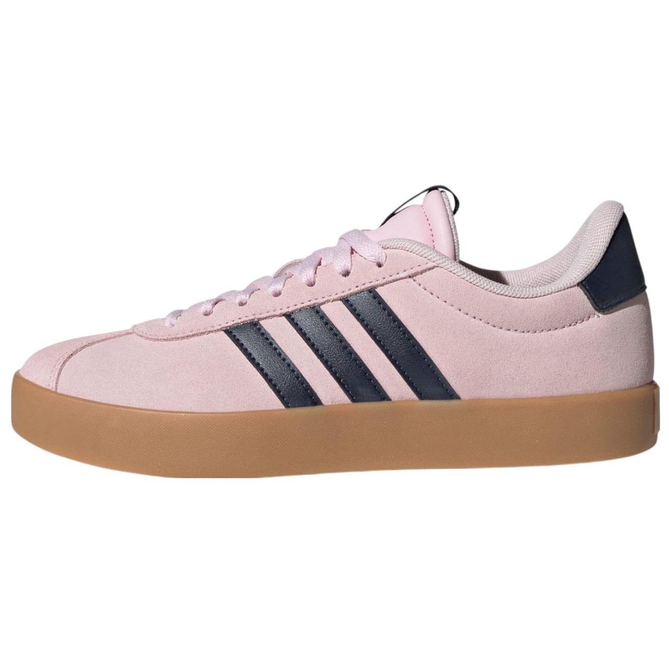 (Women) adidas VL Court 3.0 Clear Pink Legend Ink Low-Top Casual Sneakers. JP7629