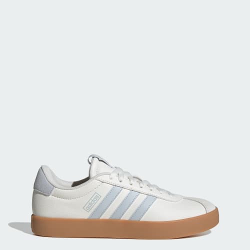 (Women) adidas VL Court 3.0 Core White/Halo Blue/Gum JP6913