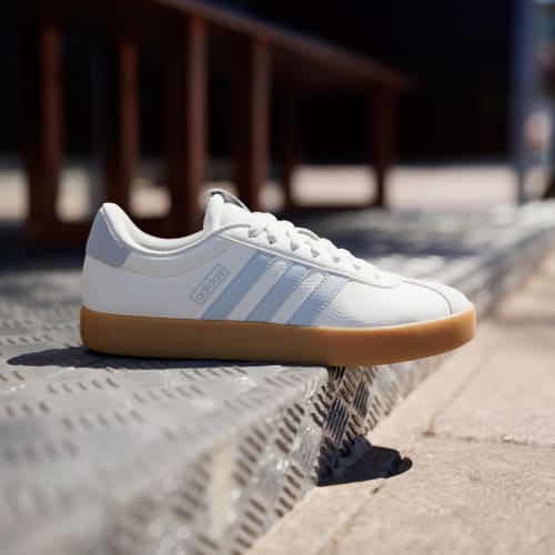 Lookbook (W) adidas VL Court 3.0 核心白/光暈藍/膠底 JP6913