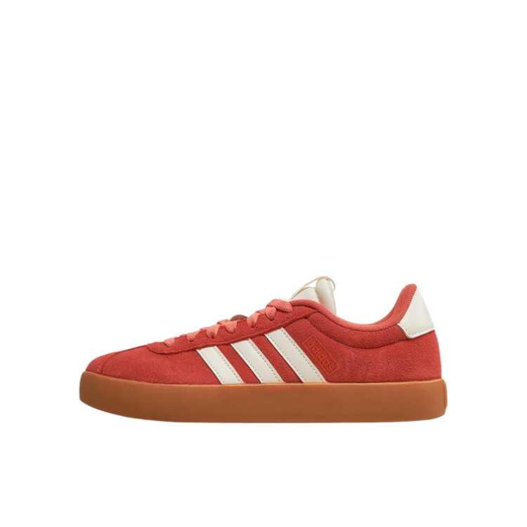 adidas VL Court 3.0 Low-Top Red Casual Thin-Soled Sneakers JP5327