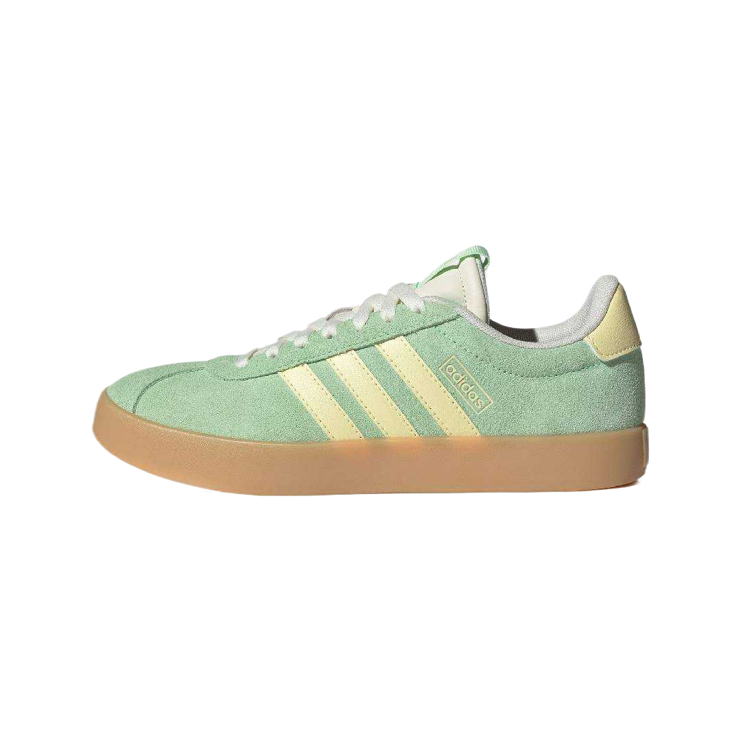 (Women) adidas VL Court 3.0 Low-Top Sneakers Light Fluorescent Green Casual KI0562