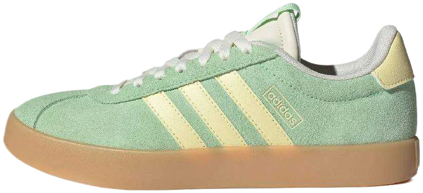 women-adidas-vl-court-3-0-low-top-sneakers-light-fluorescent-green-casual-ki-0562