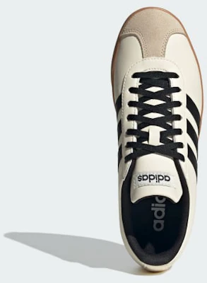 (Women) Adidas VL Court Base 3-Stripes Sneakers Cream White/Core Black/Crystal Sand JR6912 Order (Women) Adidas VL Court Base 3-Stripes Sneakers Cream White/Core Black/Crystal Sand JR6912