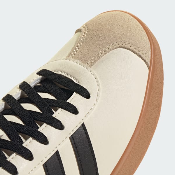 (W) Adidas VL Court Base 3-Stripes Sneakers Cream White/Core Black/Crystal Sand 圖 8